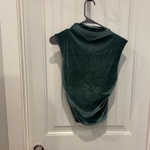 a new day Deep Green Velvet Bodysuit